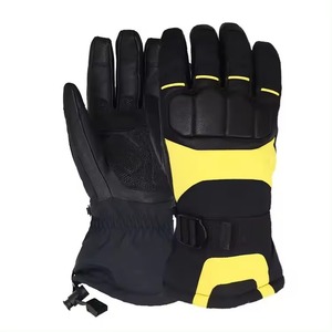 Guantes de invierno para hombre de alta calidad Guantes de esquí impermeables a prueba de viento de baja tasa con Material de cuero Cálido y a prueba de viento - Product Image 5