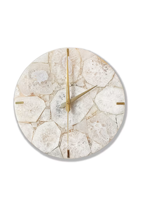 Luxury <b>Hot</b> Selling Polished Agate <b>Stone</b> Wall Clock for Home Hotel Restaurant Decoration Cheap Price - Product Image 6