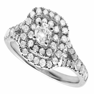 Elegant Classic Style Moissanite Round Diamond Studded In S925 Sterling Silver <b>Iced</b> Out Luxury Hip Hop Wedding <b>Ring</b> - Product Image 1