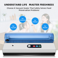 80kPa 150W 32cm 12L/min rangement de rouleaux coupe-sac bande 5 couches machine sous vide soudeuse emballage alimentaire