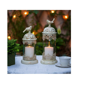 Unique Lantern Glass And Metal Combo Top Trending Designs Home & Garden Tabletop Home and Wedding Decor <b>Cheap</b> <b>Candle</b> Lamps - Product Image 6