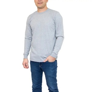 เสื้อยืดแขนยาวออกกำลังกายผู้ชาย พิมพ์โลโก้ได้ เสื้อฟิตเนส เสื้อซับเหงื่อ เสื้อฝึกซ้อมประสิทธิภาพสูง - Product Image 1