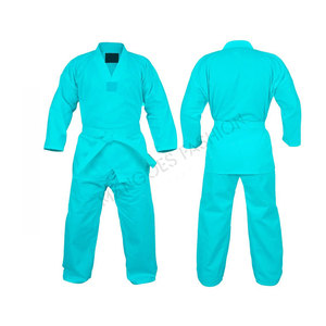Uniformes de Artes Marciales Hechos a Medida, Kimono de Taekwondo y Jiu Jitsu, Conjuntos de Uniformes 100% Algodón, Color y Logotipo Personalizados, para Entrenamiento y Competencia - Product Image 1