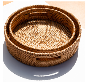 Bandeja de ratán de alta calidad al por mayor, artículo decorativo para el hogar, bandeja de ratán a precio asequible - Product Image 6