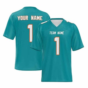 Ensembles de maillots de football américain unisexes personnalisés à séchage rapide, respirants, anti-UV, anti-bactériens, imprimés par sublimation personnalisée pour l'entraînement - Product Image 6