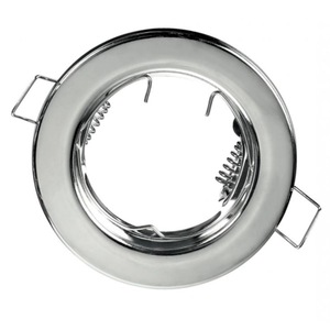 Chrome màu <span class=keywords><strong>GU10</strong></span> Đèn chủ với Vòng reclined cấu trúc gói của 1 - Product Image 1