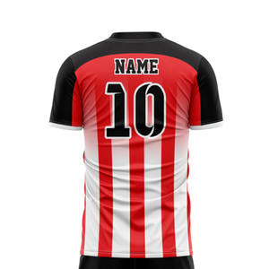 ชุดฟุตบอลผู้ใหญ่ ผู้ชาย พิมพ์ลายดิจิทัล รับผลิตตามแบบ (OEM) เสื้อฟุตบอล แห้งเร็ว ชุดกีฬาสโมสร โพลีเอสเตอร์ 100% - Product Image 5