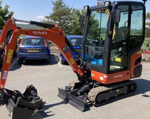 Mini excavatrice Kubota KX018 diesel hydraulique petit micro faible temps de travail et bonne qualité pour la construction - Product Image 4