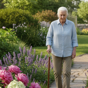 Quality Assured Wooden <b>Walking</b> <b>Stick</b> | Solid Wood Cane with <b>Metal</b> Handle | Antique Style Handmade <b>Walking</b> Cane <b>Stick</b> - Product Image 3