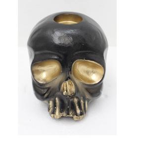 Bougie en aluminium décorative de table porte-pilier couleur or bougeoir fantaisie pour la décoration d'halloween à la main - Product Image 6