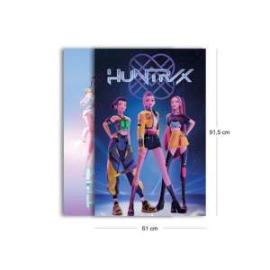 K-Pop Demon Hunters <b>Poster</b> Set Huntr/x Made of Durable Paper for Wall Decor - Product Image 2