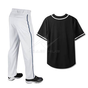 Uniforme de baseball professionnel le plus vendu ensembles de vêtements de softball de couleur respirante contrastée - Product Image 2