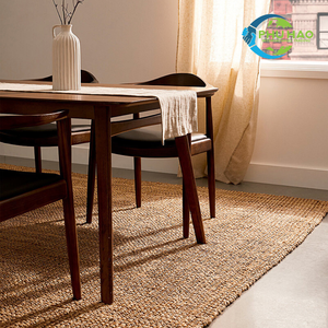 Los mejores productos ALFOMBRA Y ALFOMBRA DE JUTE BOUCLE Decoración ecológica para el hogar: Alfombra de yute Boucle para todos los espacios - Product Image 3