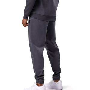 <b>Men's</b> Custom Colors 100% Cotton Hooded Fleece Jogging Suit Winter Tracksuit with Private Label Logo High Quality Embroidered - Product Image 5