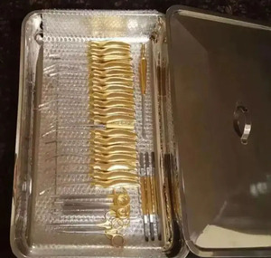 กรรไกรยกกระชับใบหน้าทำจากเหล็กมาตรฐานความปลอดภัยเครื่องมือศัลยกรรมพลาสติก - Product Image 4