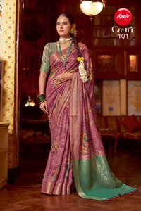 Escaparate de Sari tradicional de Gauri 8 impresionantes tonos de elegancia - Product Image 6