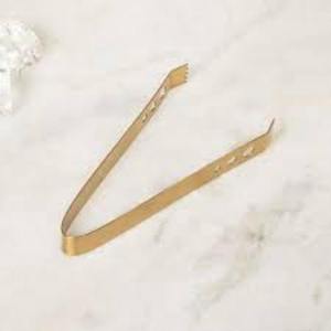 Pinzas para hielo de acero inoxidable aptas para alimentos para servir bebidas elegantes y cócteles con agarre firme antideslizante y diseño elegante - Product Image 3