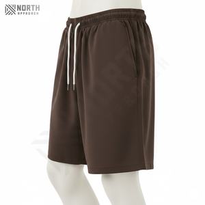 Pantalones Cortos Casuales de Verano para Hombre, 100% Algodón, de Alta Calidad, con Bolsillos Laterales, Tejido No Tejido, Color Sólido, para Correr - Product Image 6