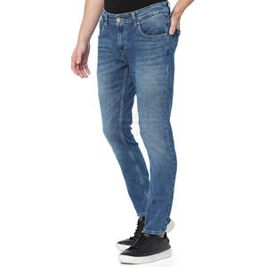 Pantalones vaqueros de cintura media para hombre de algodón 100% de alta calidad hechos a medida último diseño de estilo callejero tejido bajo MOQ venta al por mayor - Product Image 2