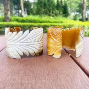 Joyería de mano de moda con cuerno de la mejor calidad, pulseras y brazaletes de cuerno natural, diseño Unisex con joya personalizada, directo desde la India - Product Image 6
