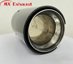 बी * एमडब्ल्यू निकास टिप 135i m140i 93 मिमी एकल आउटलेट स्टेनलेस स्टील + कार्बन फाइबर निकास मफलर - Product Image 4