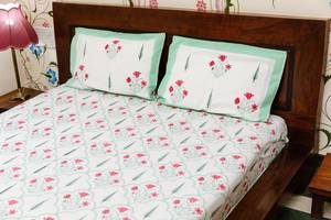 Luxury King Size Cotton Bedsheet Soft Comfortable Fabric Premium Quality for Home and Hotel Use for Weddings - Product Image 6