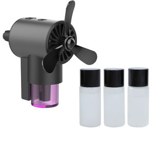 Diffuseur d'arômes de voiture intelligent portable à <span class=keywords><strong>diffusion</strong></span> rapide 2026 avec petit ventilateur rechargeable, désodorisant d'air de voiture 200mAh, huile parfumée - Product Image 1