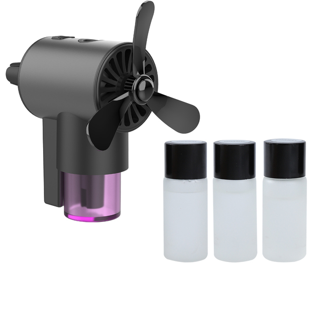 Portable Intelligent Rapid Spread 2026 Car Aroma Diffuser with Small Fan Rechargeable Car Air Freshener 200mAh Fragrance Oil