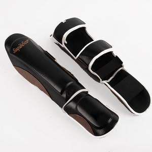 Venta al por mayor de espinilleras de boxeo MMA Kickboxing espinilleras protectoras para entrenamiento y competición OEM - Product Image 4