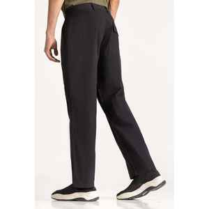 Tela de Lona Negra MN-TRC-WS24-009B con Patrón Recto - Product Image 4