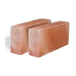 Ladrillos de sal del Himalaya natural más vendidos Ladrillos de sal del Himalaya Rosa saludable del Himalaya 8x4x1 Calidad Premium de un lado - Product Image 6