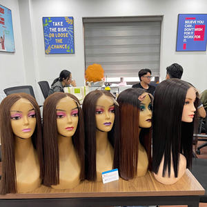Perruques bob vietnamiennes extension de cheveux humains os droit couleur naturelle prix de gros jusqu'à 30 $ prêt à expédier - Product Image 3