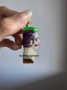 Pendentif hip-hop serti de pierres, argent sterling 925, visage de Joker, entièrement serti de pierres, plaqué or, VVS, bijoux fins personnalisés, pendentifs et breloques - Product Image 3