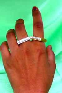 Affordable 925 Sterling <b>Silver</b> Gold Plated Wholesale Jewelry Supplier Freshwater Pearl Gemstone Band Ring - Product Image 6