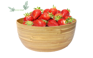 Échantillon gratuit bol en bambou naturel biologique/bol à fruits à salade en bambou avec couleur, taille et Logo personnalisés - Product Image 5
