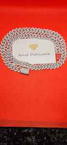 Bracelet feuille de trèfle VVS Moissanite en argent sterling 925 passe le testeur de diamants - Product Image 2