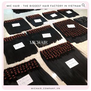 Best Seller Michairs Remy Hair Weaves 100% vietnamita cutícula alineada hueso recto cabello humano 8-30 pulgadas K.Caramel Shade - Product Image 6