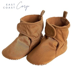 Botines suaves de invierno para bebé, botines antideslizantes con forro polar, cierre de calcetín, botines de estilo occidental - Product Image 1