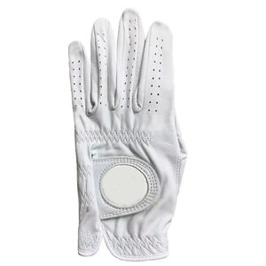 Guantes de Golf de Primera Calidad al por Mayor, Piel de Oveja con Logotipo Personalizado, Transpirables, de Cuero PU Genuino, para Hombre, OEM, Guantes de Exterior de Piel de Oveja - Product Image 2