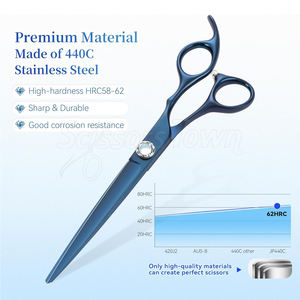Professional Pet Grooming <b>Scissors</b> for Groomers and Pet Owners High Quality Steel Blades Comfortable Design - Product Image 2
