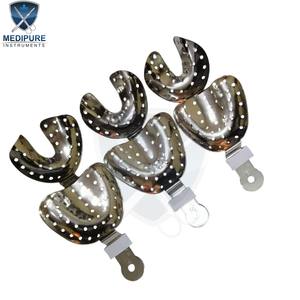 Bandeja de Impresión Dental de Acero Inoxidable Perforada Autoclavable Reutilizable Herramientas de Dentista Instrumentos Quirúrgicos - Product Image 3