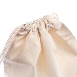 Mochila de Algodón de 12 x 18 Pulgadas, con Asa Plegable, Cordón Ajustable, Ideal para Uso Diario y Publicidad - Product Image 4