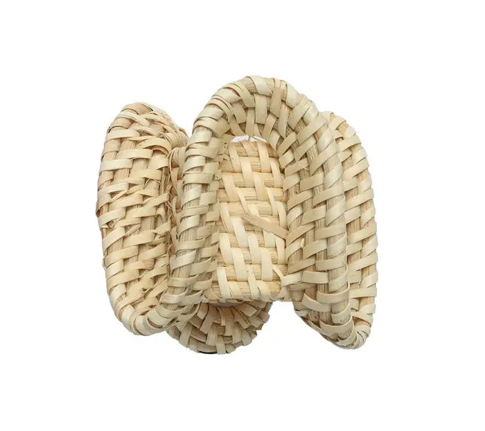 Glamorous Handwoven Rattan Napkin Ring Holders for Cloth Napkins Wedding Ruffle Napkin Ring From Artex Thien Thanh