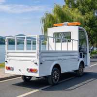 Chariot de golf électrique à 2 places avec hayon hydraulique, véhicule utilitaire de transport de marchandises, conversion pour le tourisme