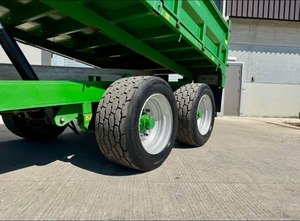 Fairly Used Affordable Premium Quality Hydraulic Rear Tipper Semi Trailer Custom Color and Size Weberlane 14' Dump Trailer - Product Image 3