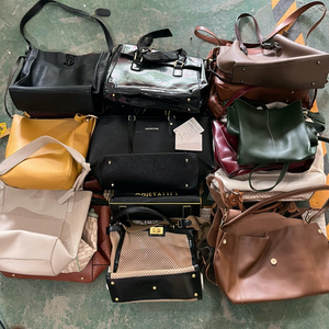 Sac fourre-tout décontracté unisexe en cuir véritable d'occasion avec décoration en perles, grande capacité, sac à bandoulière pour femme - Product Image 6