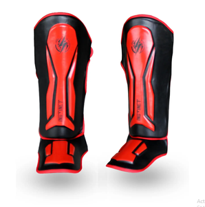 Nouvelle conception OEM, protège-tibias de Muay Thai personnalisés avec logo, protège-tibias MMA, protège-tibias d'entraînement de boxe pour adultes - Product Image 1