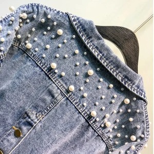 Premium personnaliser Design femme veste 2025 nouveau élégant respirant Denim veste 2025 nouveau 100% coton à capuche jean veste - Product Image 4