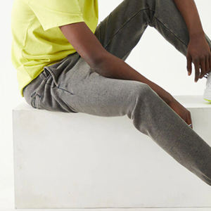 Pantalones de chándal lavados con ácido de peso pesado Vintage 100% algodón superventas personalizados pantalones de chándal de felpa francesa lisos de invierno - Product Image 2