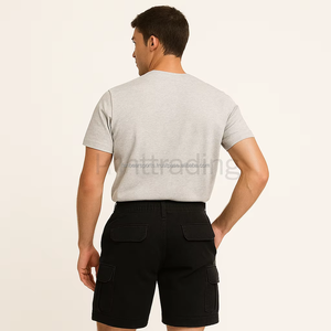 Custom Cotton Canvas <b>Cargo</b> <b>Shorts</b> Durable, Multi-Pocket Utility Design | Streetwear & Outdoor Casual Wear for <b>Men</b> | OEM Supplier - Product Image 4